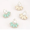 Shining Rhinestone Crystal Drop Alloy Ear Stud Earrings