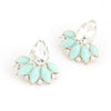 Shining Rhinestone Crystal Drop Alloy Ear Stud Earrings