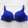 Glossy solid color front button bra cover adjustable thickening push up underwear nursing